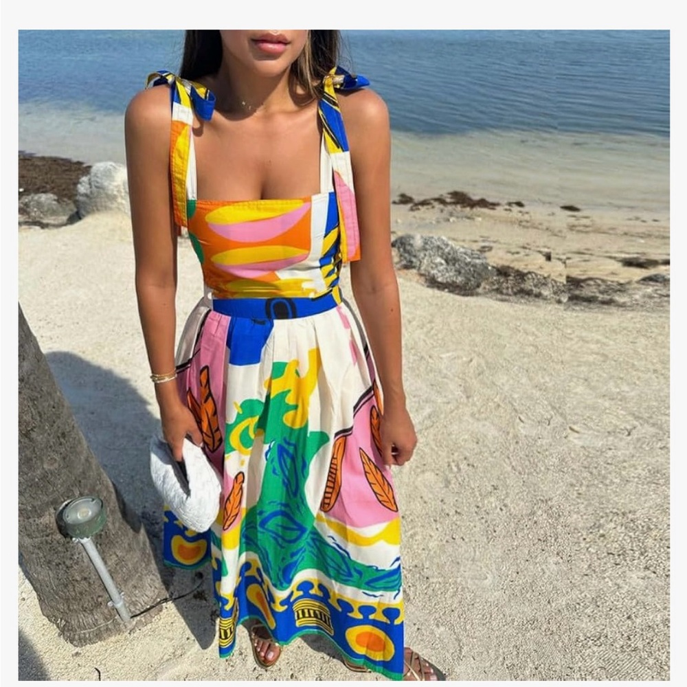 Boho graffiti dress